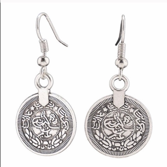 Coin earrings - Picture 2 of 4